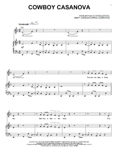 Cowboy Casanova von Carrie Underwood (Download) 