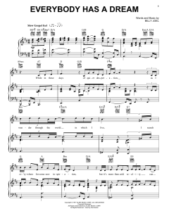Everybody Has A Dream von Billy Joel (Download) 