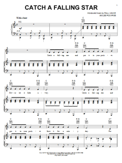 Catch A Falling Star von Perry Como (Download) 