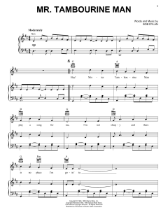 Mr. Tambourine Man von Bob Dylan (Download) 