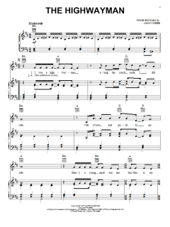 The Highwayman von Jimmy Webb (Download) 