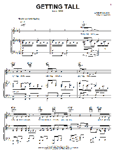 Getting Tall von Maury Yeston (Download) 