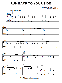 Run Back To Your Side von Eric Clapton (Download) 