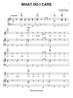 What Do I Care von Johnny Cash (Download) 