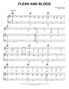 Flesh And Blood von Johnny Cash (Download) 