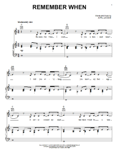 Remember When von Avril Lavigne (Download) 