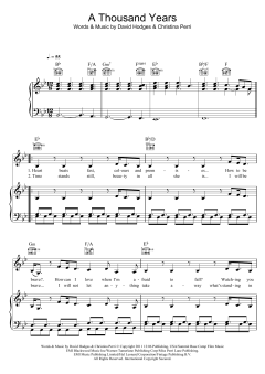 A Thousand Years von Christina Perri (Download) 