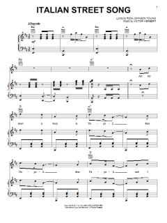 Italian Street Song von Victor Herbert (Download) 