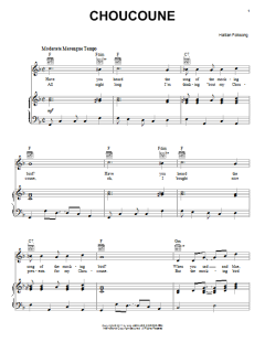 Choucoune von Haitian Folksong (Download) 