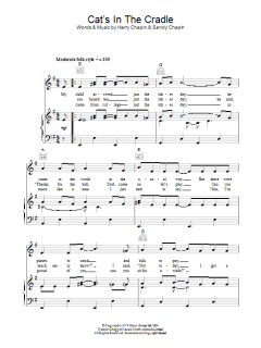 Cat's In The Cradle von Harry Chapin (Download) 