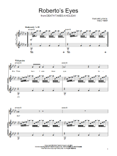 Roberto's Eyes von Maury Yeston (Download) 