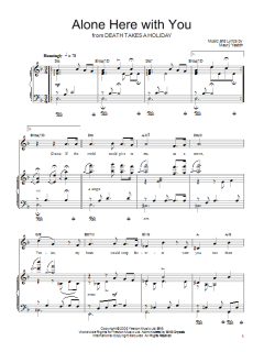 Alone Here With You von Maury Yeston (Download) 