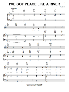 I've Got Peace Like A River von Traditional (Download) 