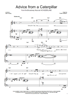 Advice From A Caterpillar von Frank Wildhorn (Download) 