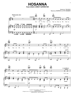 Hosanna von Andrew Lloyd Webber (Download) 