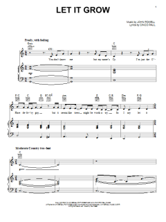 Let It Grow von John Powell (Download) 