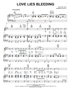 Love Lies Bleeding von Elton John (Download) 