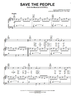 Save The People von Stephen Schwartz (Download) 