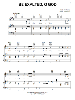 Be Exalted, O God von Brent Chambers (Download) 
