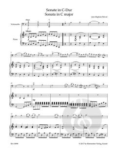 Sonate in C-Dur op. 40/1 von Jean-Baptiste Bréval (Download) 