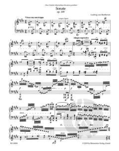 Sonate in E op. 109 von Ludwig van Beethoven 