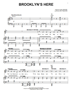 Brooklyn's Here von Alan Menken (Download) 