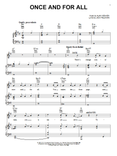 Once And For All von Alan Menken (Download) 