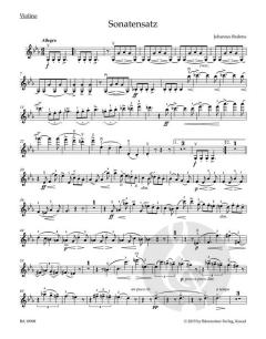 Sonatensatz c-Moll WoO 2 von Johannes Brahms (Download) 