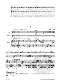 Sonate über alte deutsche Volkslieder op. 15a von Hugo Distler (Download) 