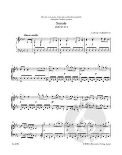 3 Sonaten in Es, f, D WoO 47 - 'Kurfürsten-Sonaten' von Ludwig van Beethoven (Download) 