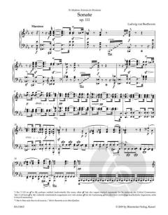 Sonate c-Moll op. 111 von Ludwig van Beethoven 