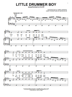 The Little Drummer Boy von Glee Cast (Download) 