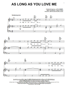 As Long As You Love Me von Justin Bieber (Download) 