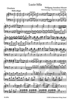 Lucio Silla KV 135 (W.A. Mozart) 