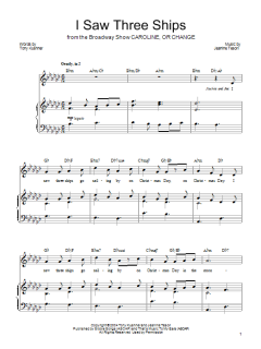 I Saw Three Ships von Jeanine Tesori (Download) 