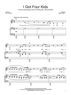 I Got Four Kids von Jeanine Tesori (Download) 