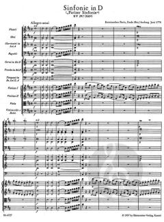 Sinfonie Nr. 31 D-Dur KV 297 (300a) von Wolfgang Amadeus Mozart (Download) 