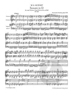 Sämtliche Kirchensonaten Heft 2 von Wolfgang Amadeus Mozart (Download) 