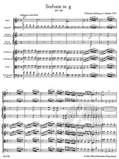 Sinfonie Nr. 25 g-moll KV 183 von Wolfgang Amadeus Mozart 