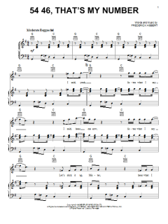 5446, That's My Number von Sublime (Download) 