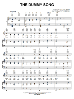 The Dummy Song von Ray Henderson (Download) 