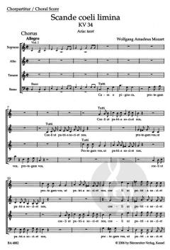 Scande coeli limina KV 34 (W.A. Mozart) 