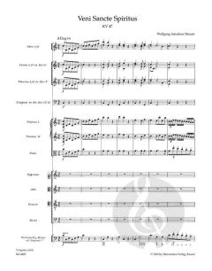 Veni Sancte Spiritus KV 47 von Wolfgang Amadeus Mozart (Download) 