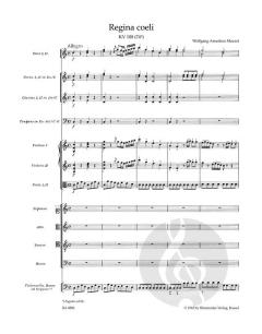 Regina coeli KV 108 (74d) von Wolfgang Amadeus Mozart (Download) 