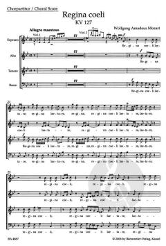 Regina coeli KV 127 von Wolfgang Amadeus Mozart (Download) 