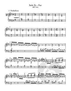 Die 6 französischen Suiten / 2 Suiten in a-Moll und Es-Dur von Johann Sebastian Bach 