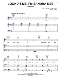 Look At Me, I'm Sandra Dee (Reprise) von Jim Jacobs (Download) 