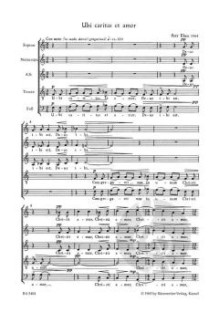 Ubi caritas et amor dei von Petr Eben (Download) 