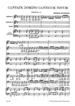 Cantate domino von Dietrich Buxtehude (Download) 