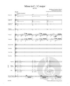 Missa C-Dur KV 317 'Krönungsmesse' von Wolfgang Amadeus Mozart 